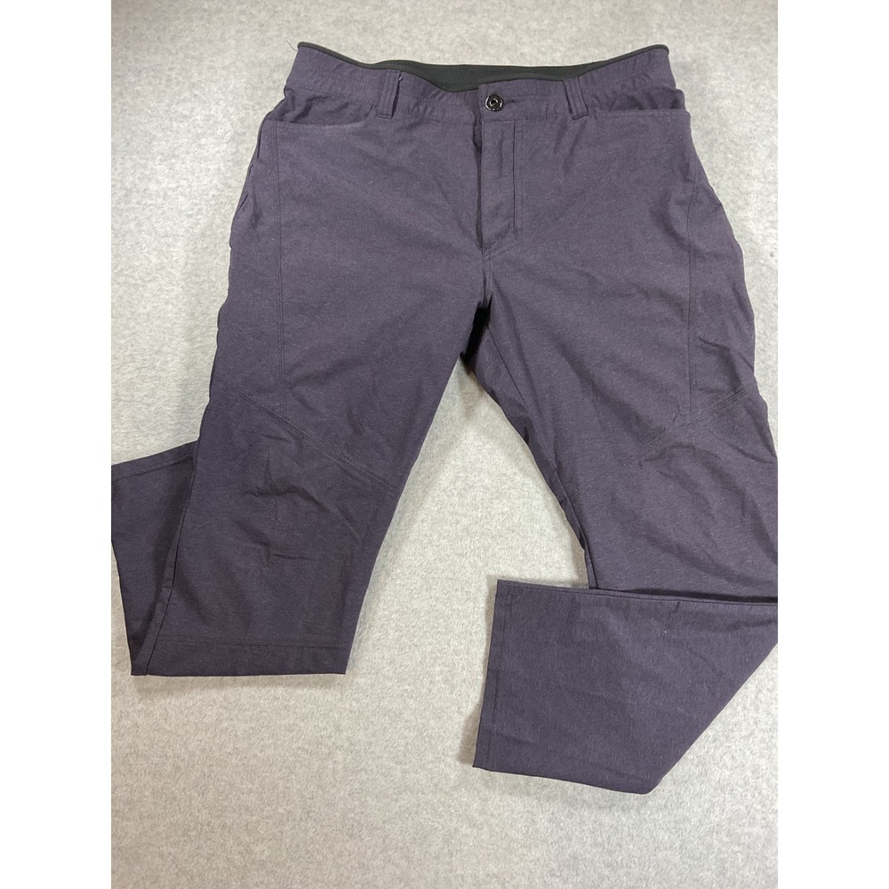 Kuhl Resistor Chino Pants Mens 36x30 Charcoal Purple Technical Trousers 2064